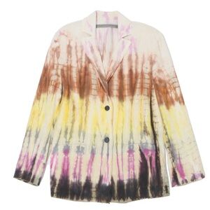 Raquel Allegra Tie Dye Paloma Blazer Size 0 / XS